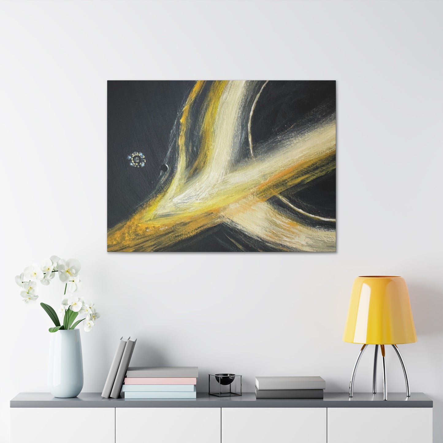 Gargantua (Interstellar) – Abstract Space Canvas Print