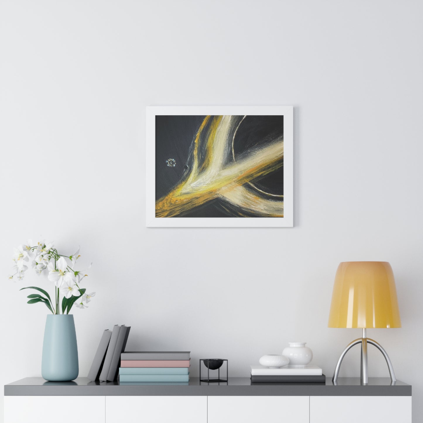 Gargantua (Interstellar) – Abstract Space Framed Poster Print