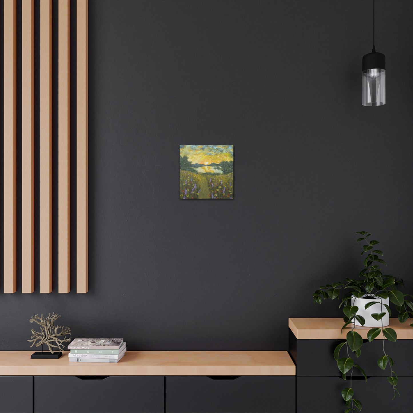Wildflowers – Meadow Landscape Canvas Print