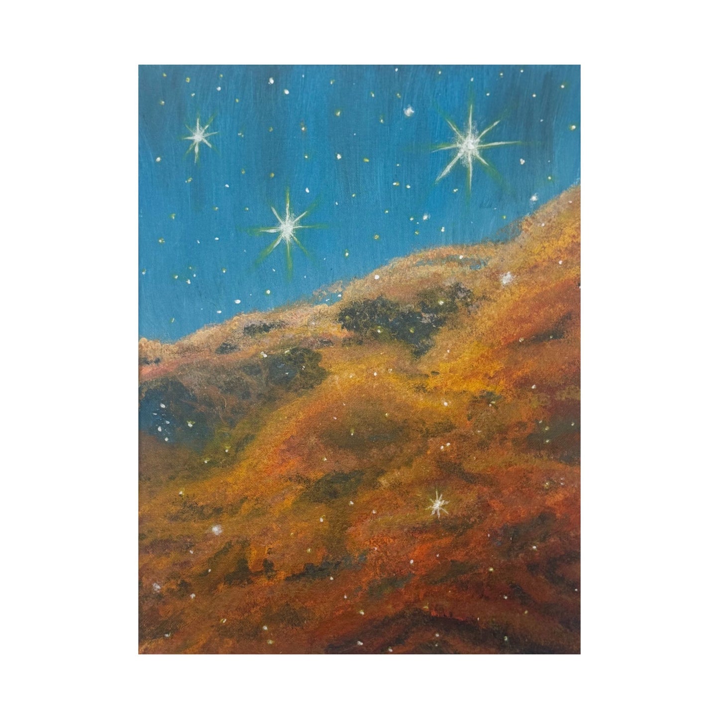 Stellar Drift – Nebula Space Poster Print