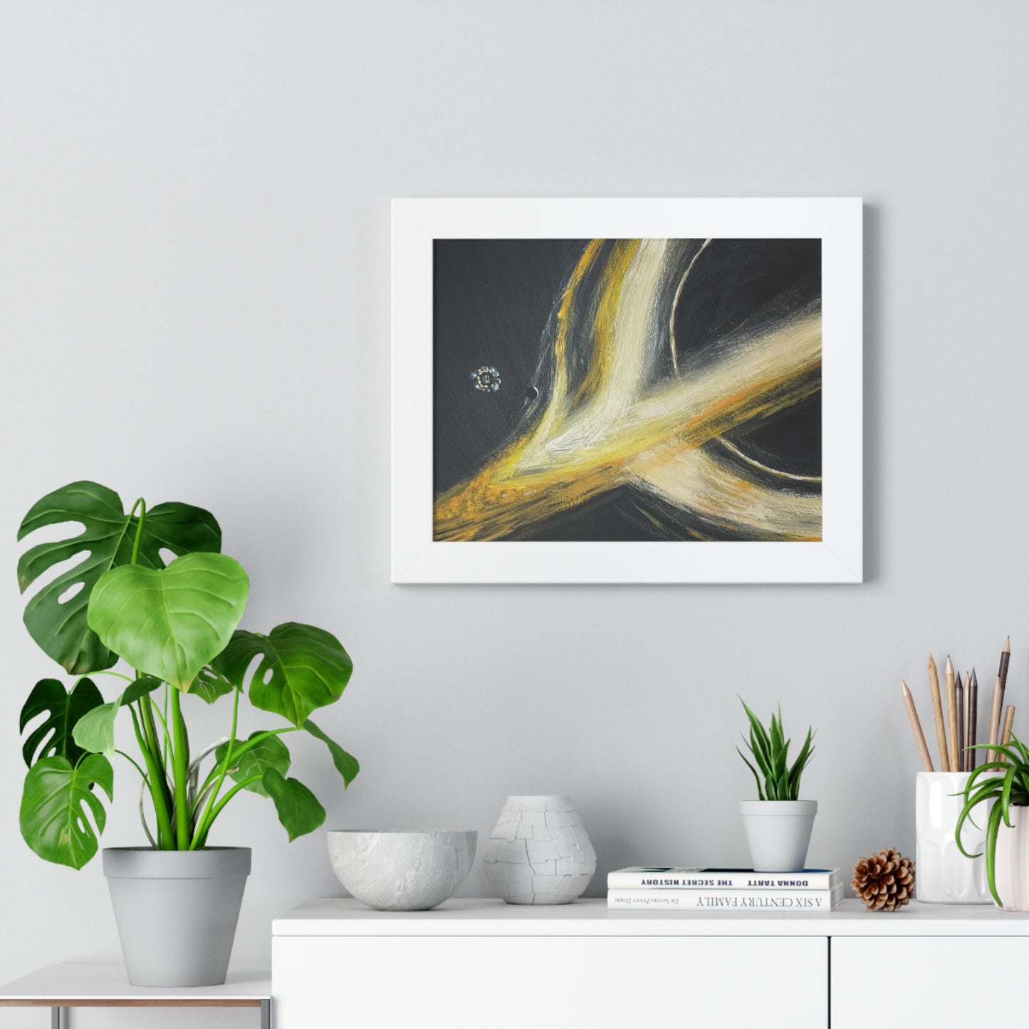 Gargantua (Interstellar) – Abstract Space Framed Poster Print