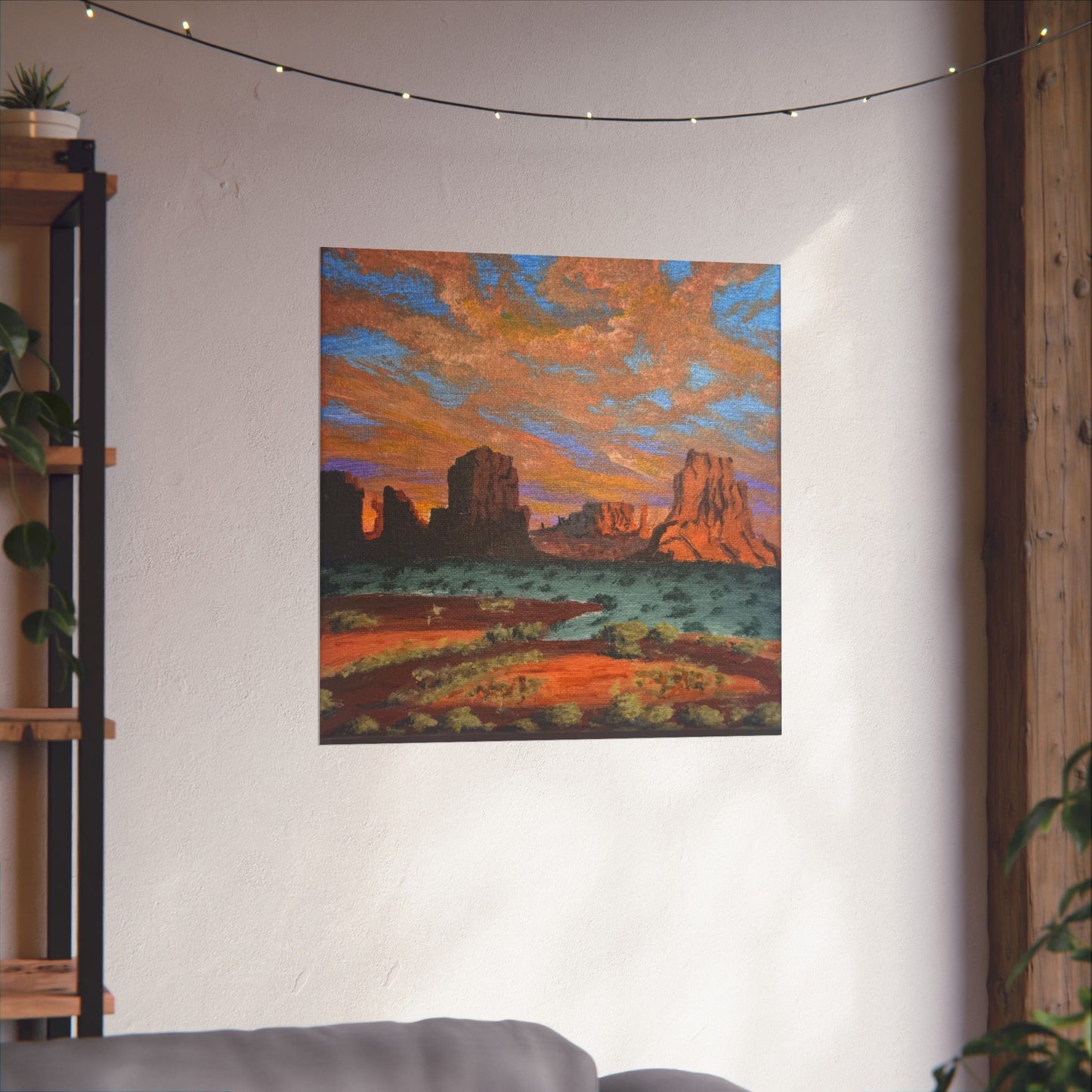 Desert Glow – Southwest Landscape Poster Print