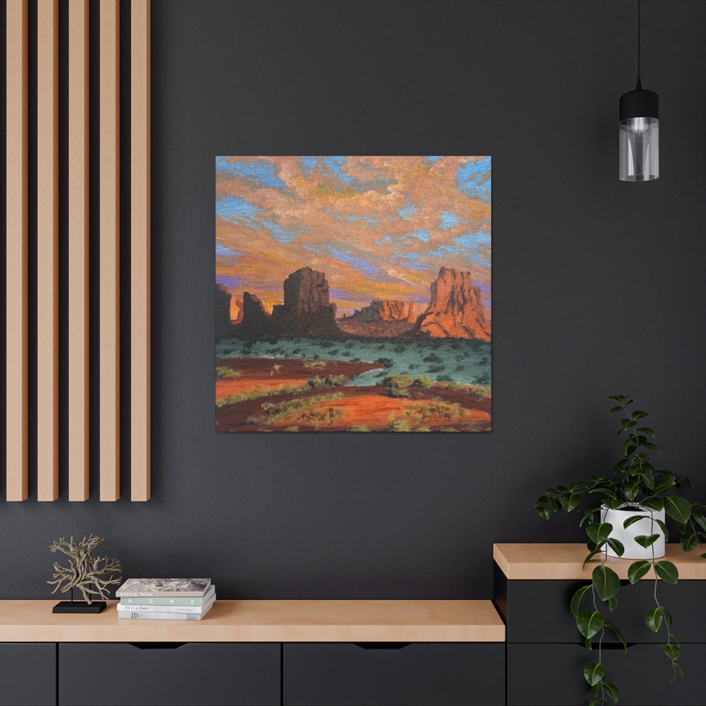 Desert Glow – Southwest Landscape Canvas Print