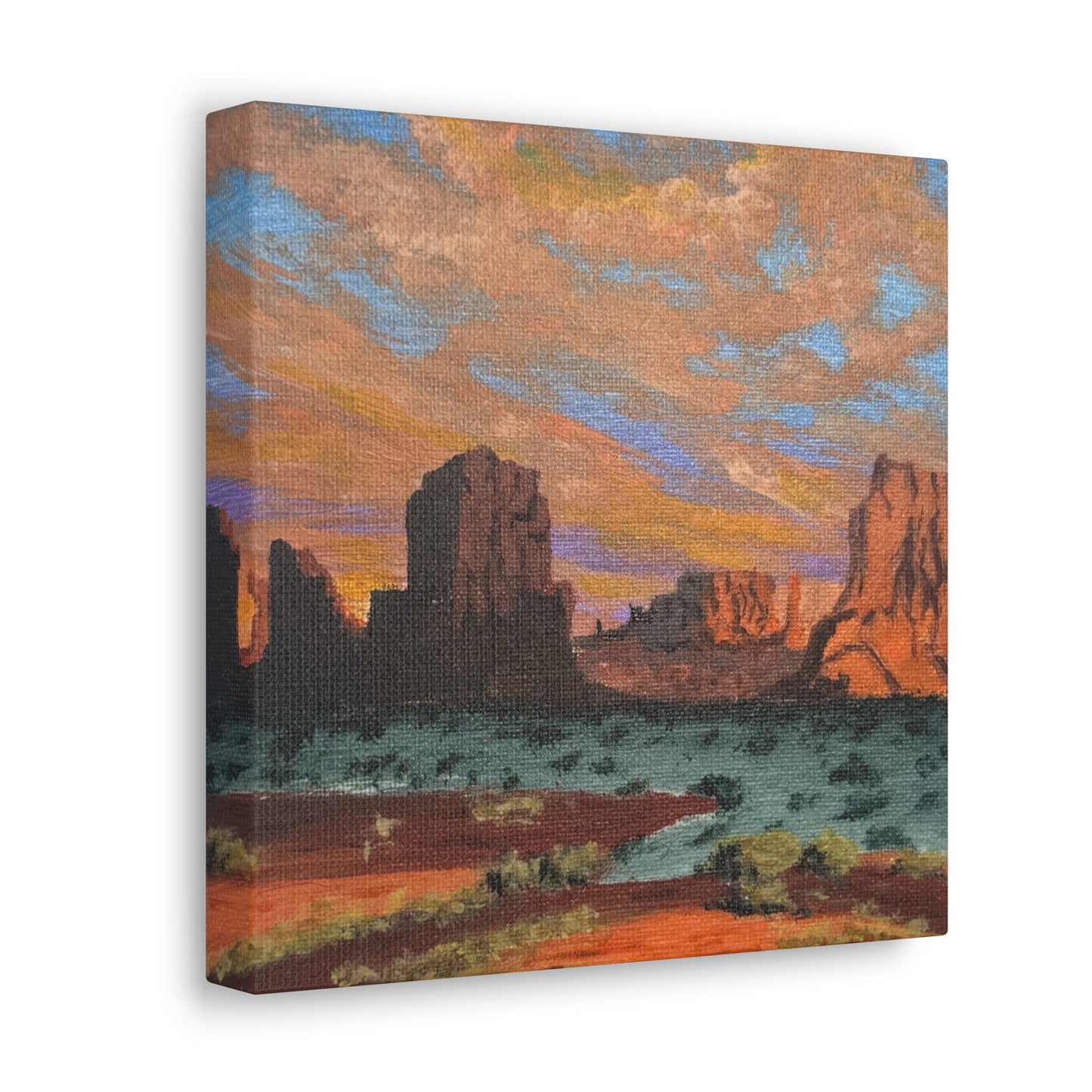 Desert Glow – Southwest Landscape Canvas Print