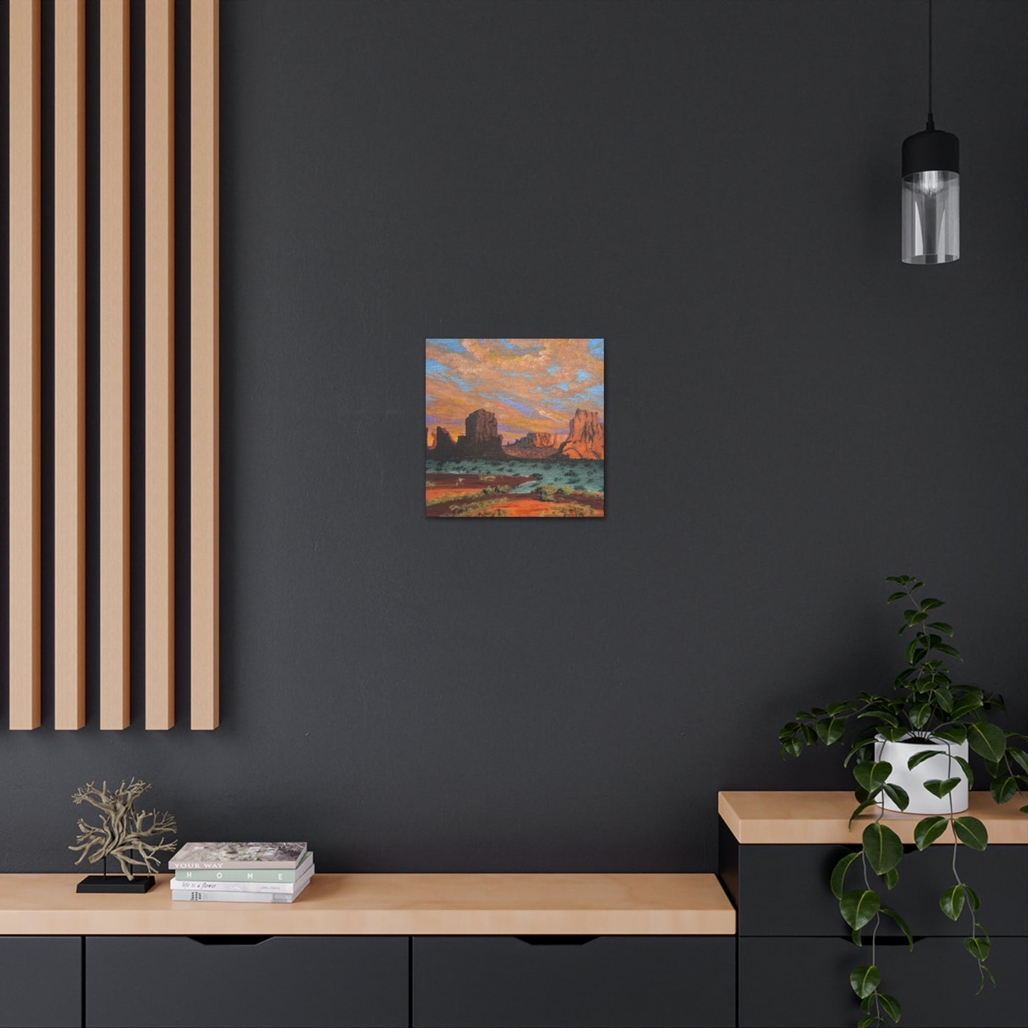 Desert Glow – Southwest Landscape Canvas Print