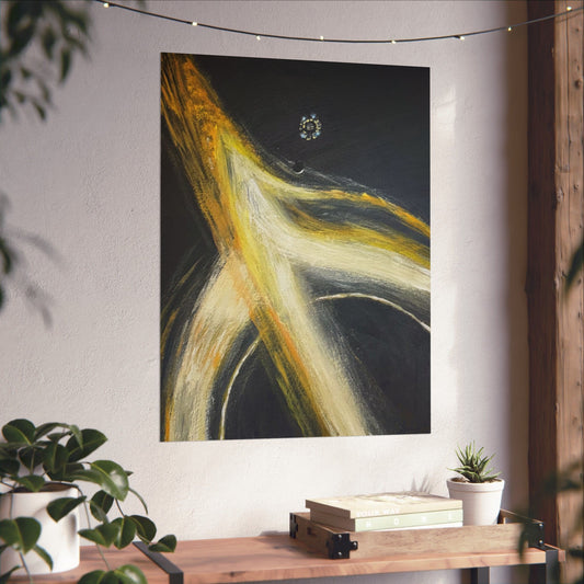 Gargantua (Interstellar) – Abstract Space Poster Print