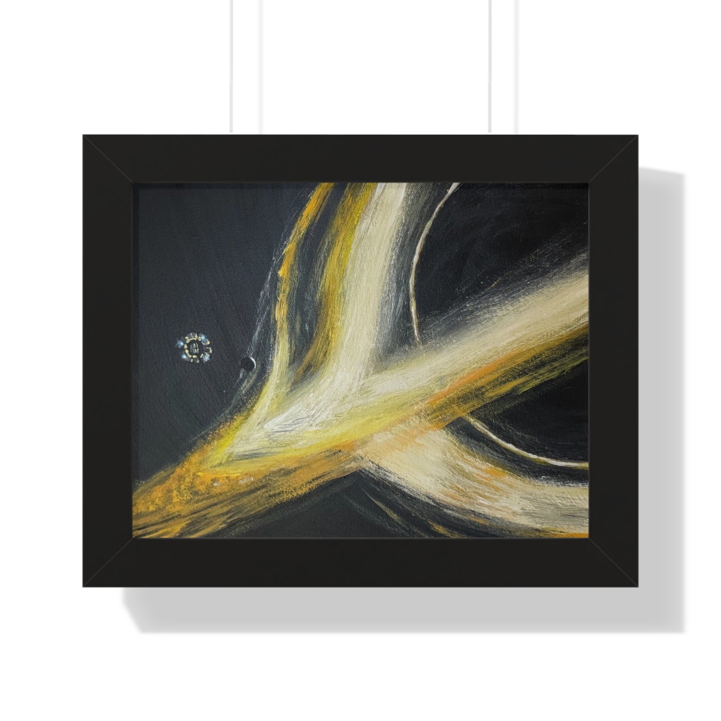 Gargantua (Interstellar) – Abstract Space Framed Poster Print