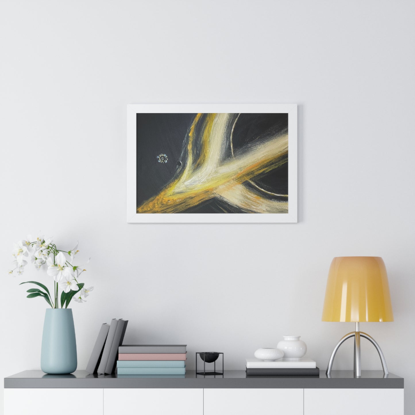 Gargantua (Interstellar) – Abstract Space Framed Poster Print
