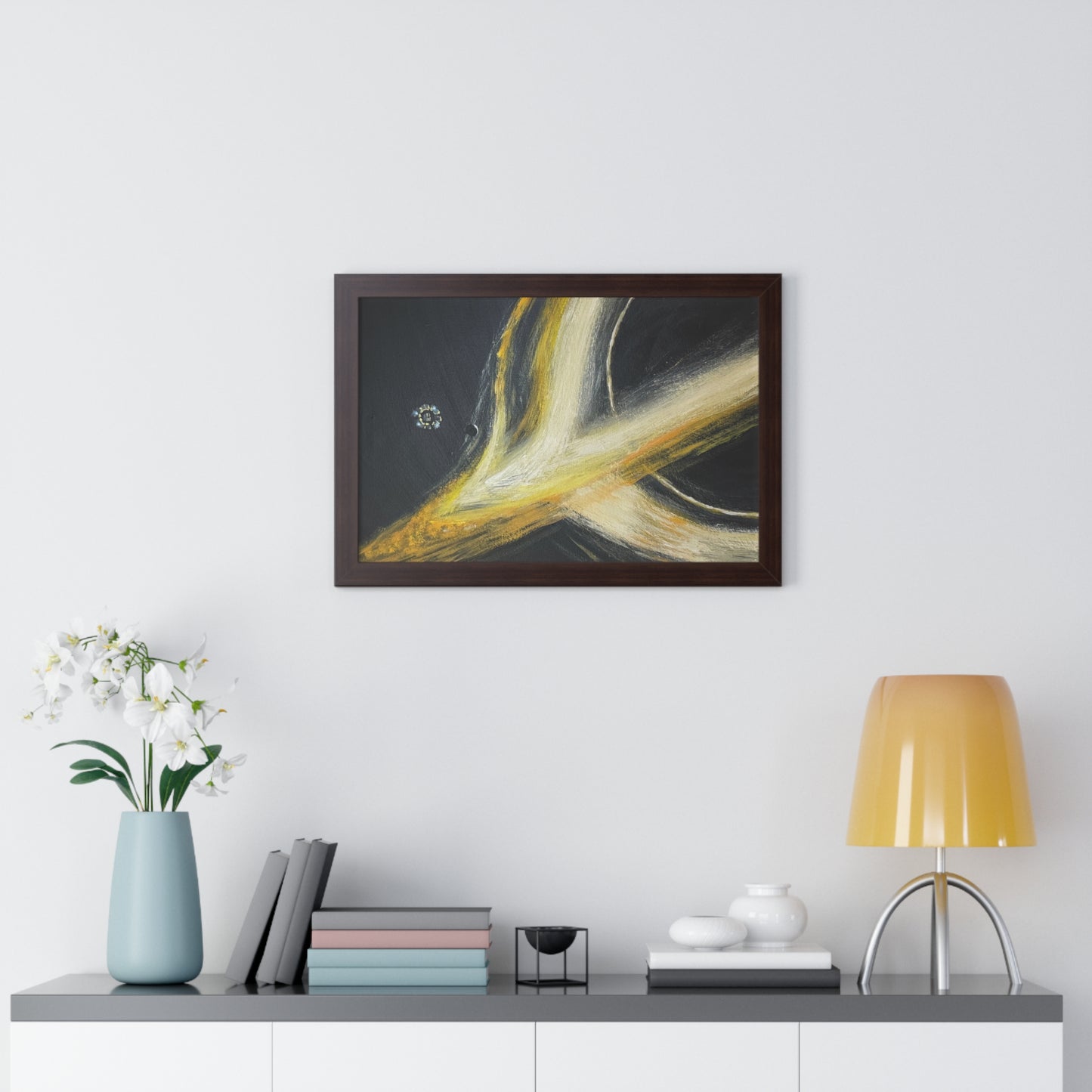 Gargantua (Interstellar) – Abstract Space Framed Poster Print
