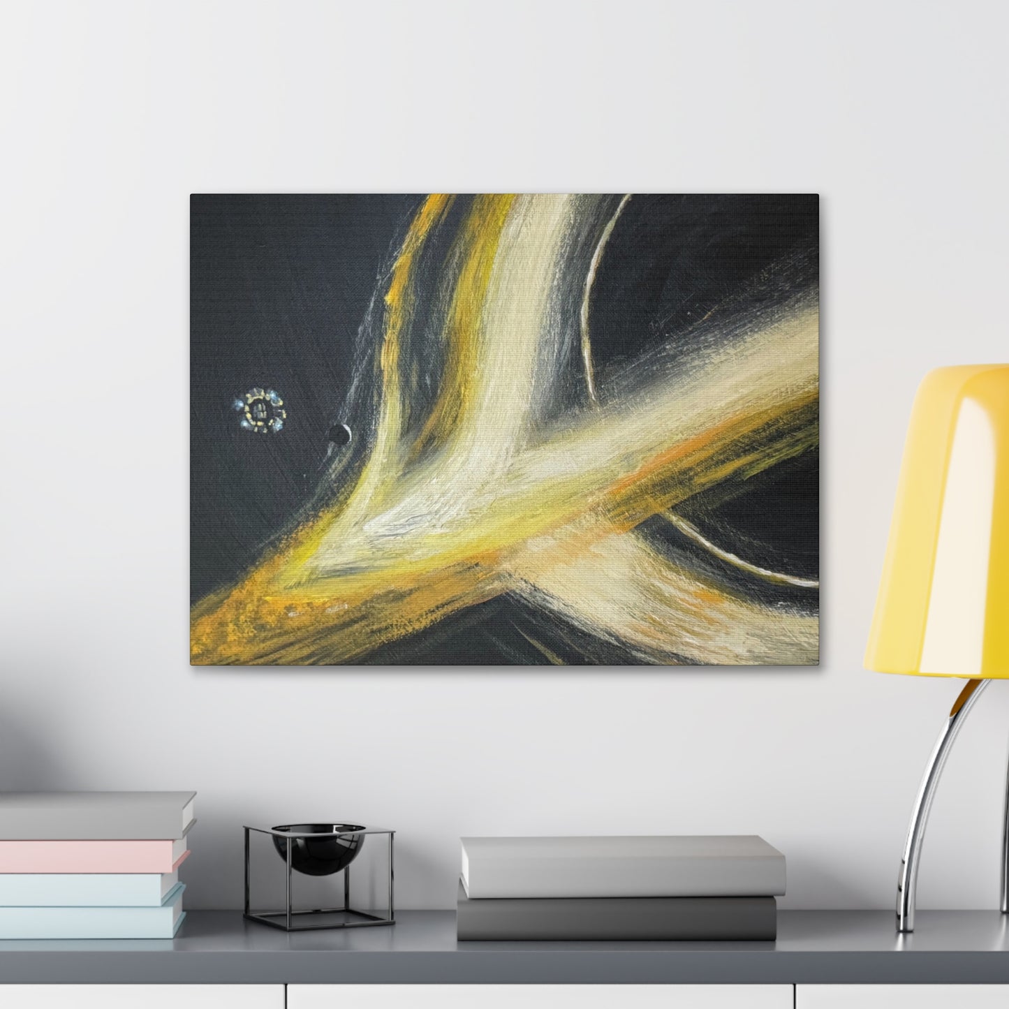 Gargantua (Interstellar) – Abstract Space Canvas Print